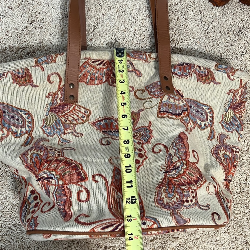 Sander Bags + More Large Butterfly Tapestry Hobo Shoulder Bag - Picture 5 of 7